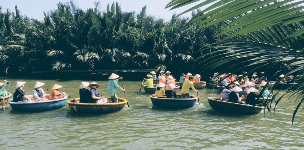 Coconut Basket Boat - Saigon - Vietnam