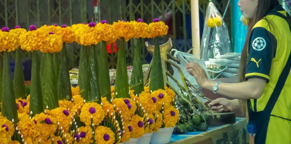 Flower and Vegetable Market - Bangkok - Thailand