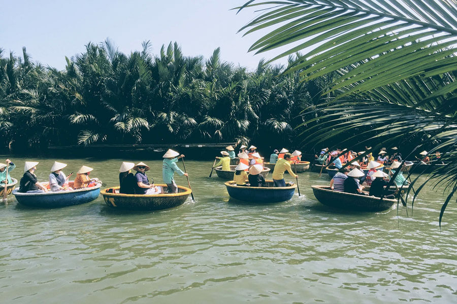 Coconut Basket Boat - Saigon - Vietnam