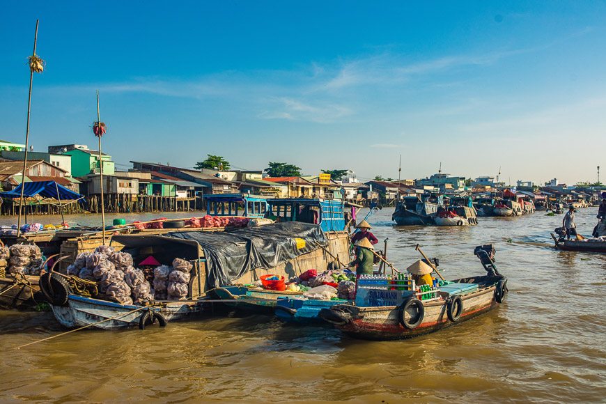 Floating Markets Can Tho - Can Tho - Vietnam